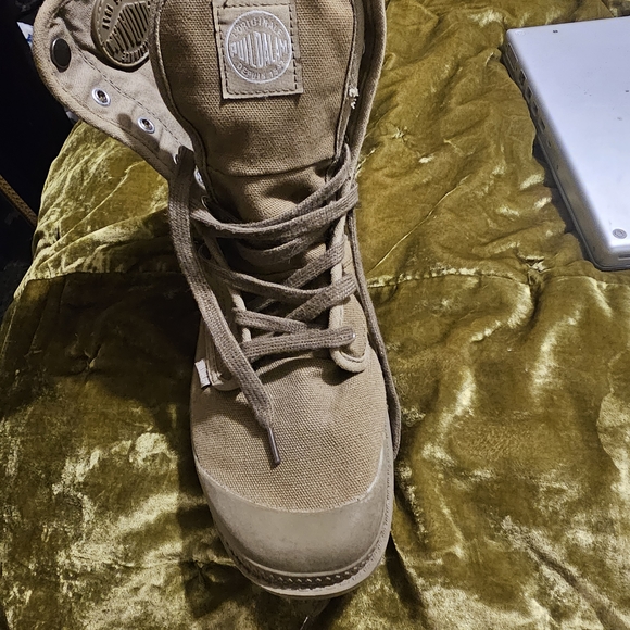 Palladium Tan High-Top Boots main image 5